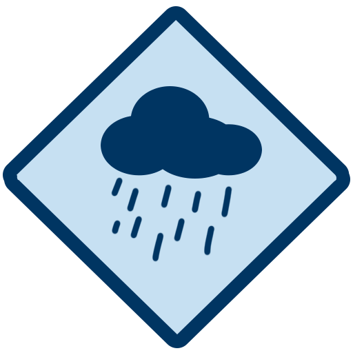 This is a sign from one of our secondary mechanics, the rain. The rain makes everything slippery and difficult to control, creating chaos in the movement of the players and their aiming