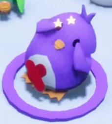 The penguin in the 'dizzy' state. Stars will appear above the penguin's head, and they will gain the status effects.